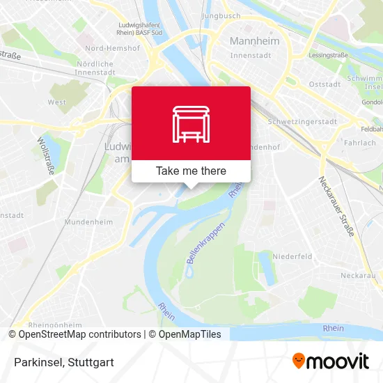 Parkinsel map