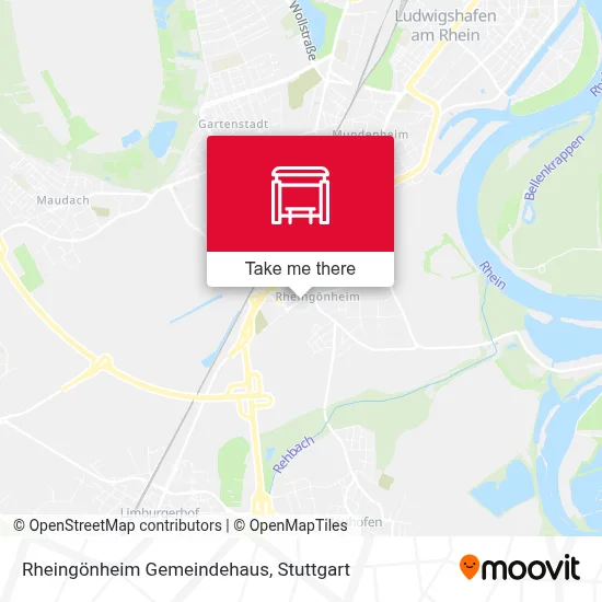 Rheingönheim Gemeindehaus map