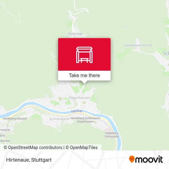 Hirtenaue map