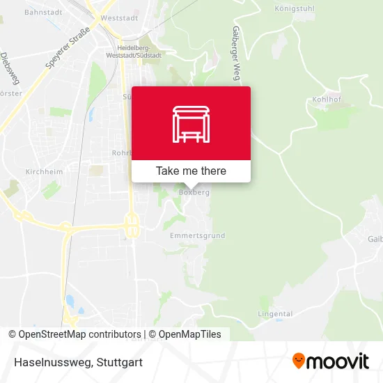 Haselnussweg map