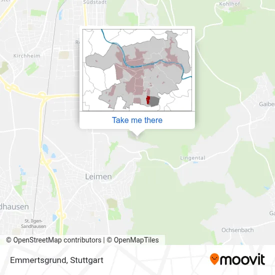 Emmertsgrund map