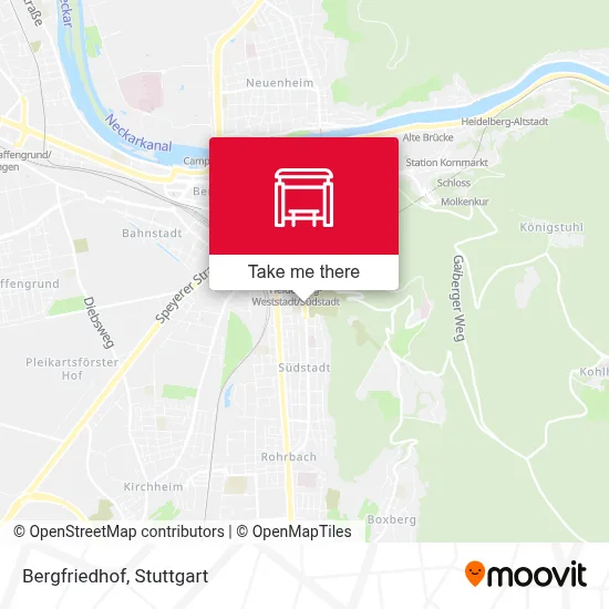 Bergfriedhof map