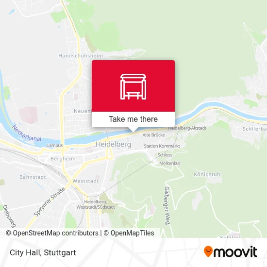 Stadthalle map