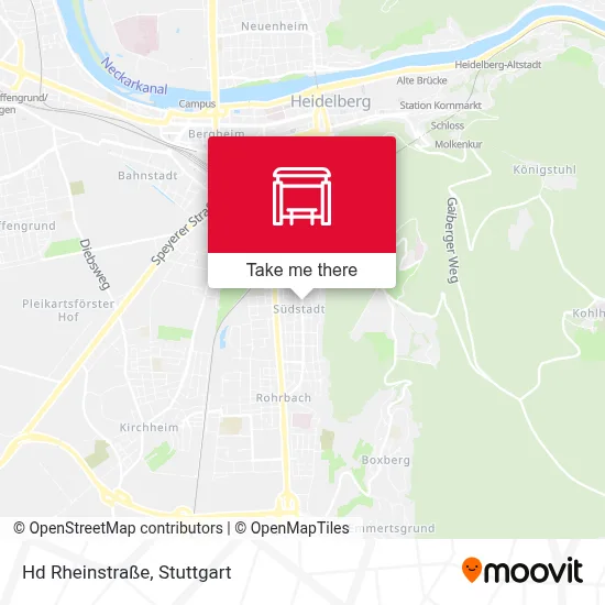 Hd Rheinstraße map