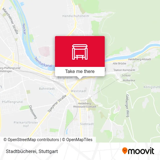 Stadtbücherei map