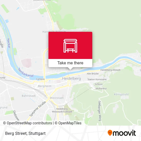 Bergstraße map