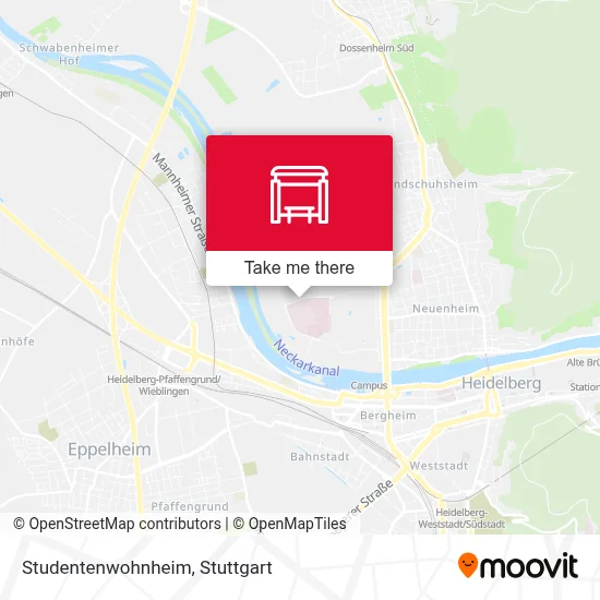 Studentenwohnheim map