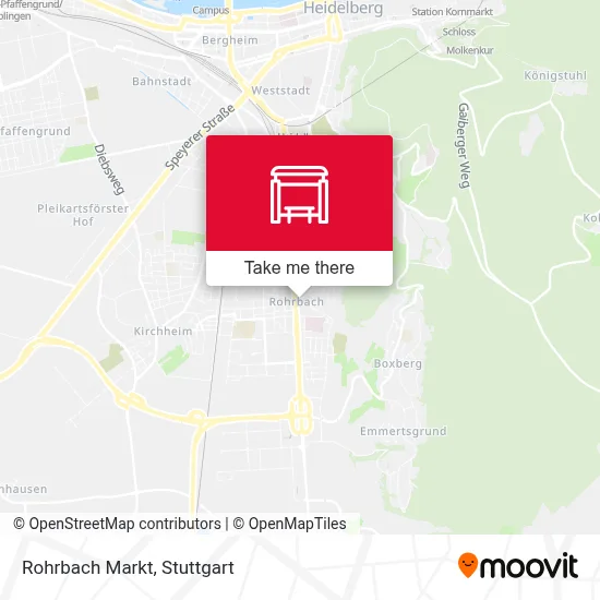 Rohrbach Markt map