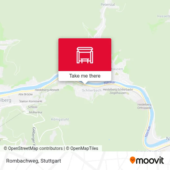 Rombachweg map