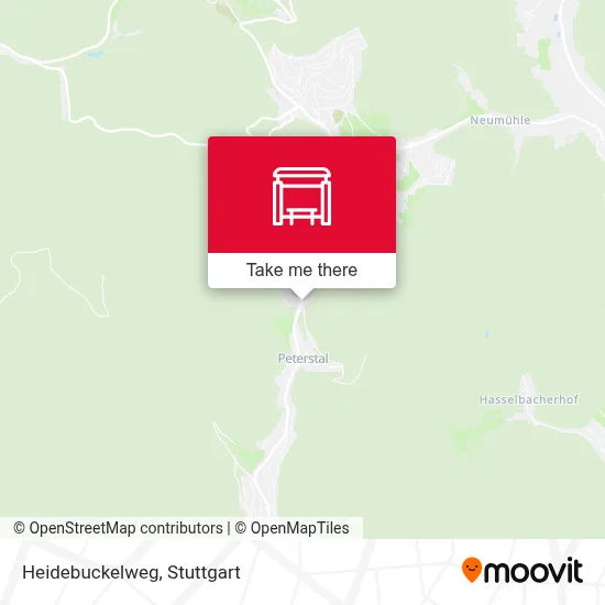 Heidebuckelweg map