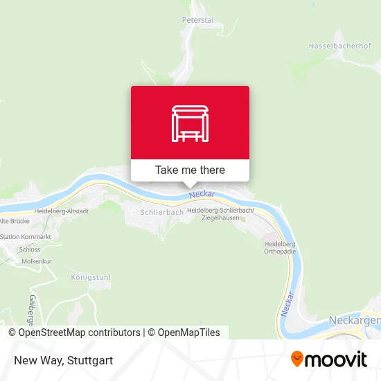 Neuer Weg map