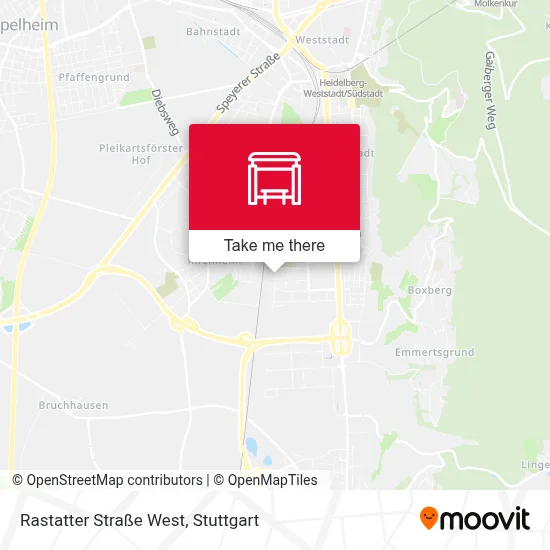 Rastatter Straße West map