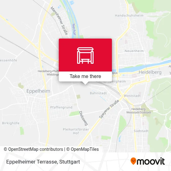 Eppelheimer Terrasse map
