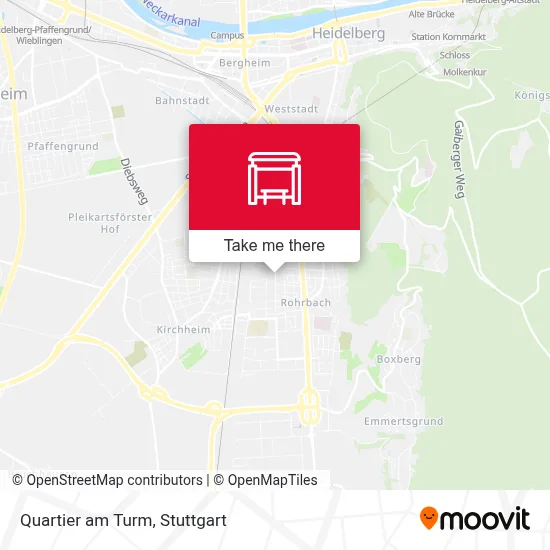 Quartier am Turm map