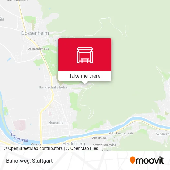 Bahofweg map