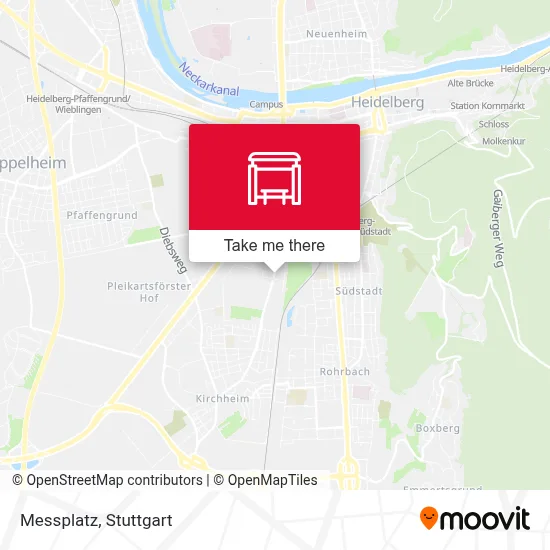 Messplatz map