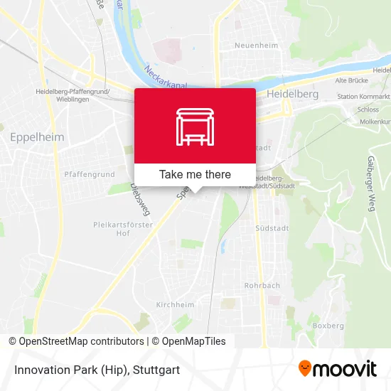 Innovation Park (Hip) map