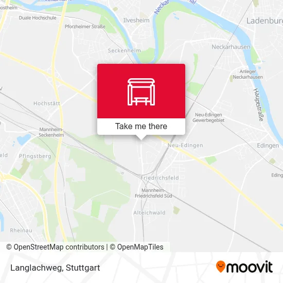 Langlachweg map