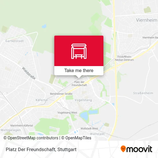 Platz Der Freundschaft map