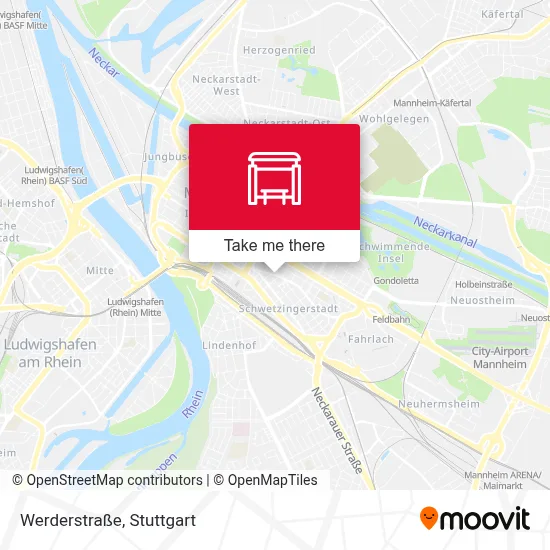 Werderstraße map