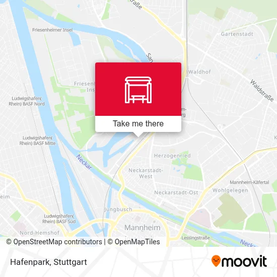 Hafenpark map
