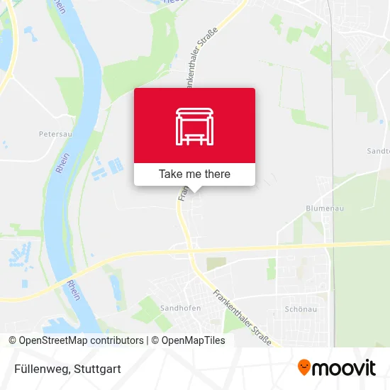 Füllenweg map