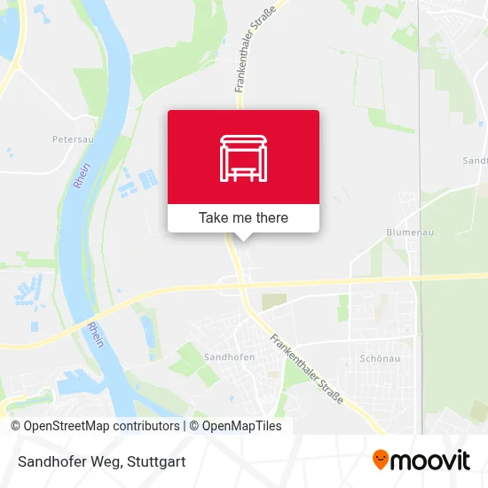 Sandhofer Weg map