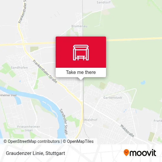 Graudenzer Linie map