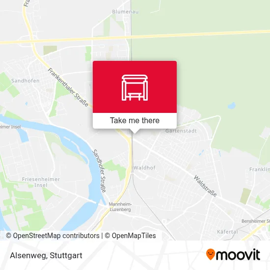 Alsenweg map