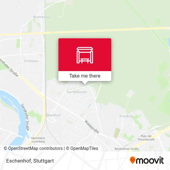 Eschenhof map