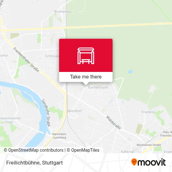 Freilichtbühne map