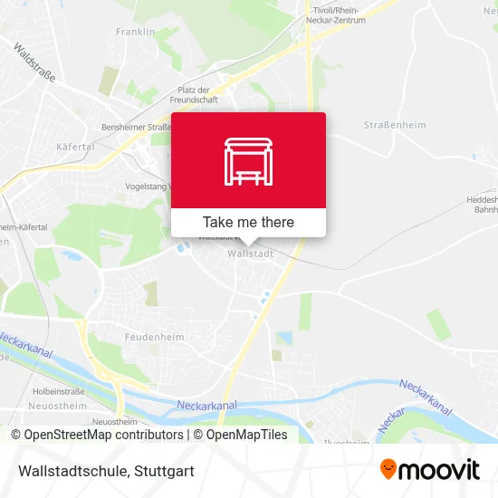 Wallstadtschule map