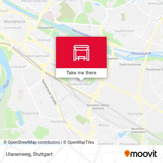 Ulanenweg map