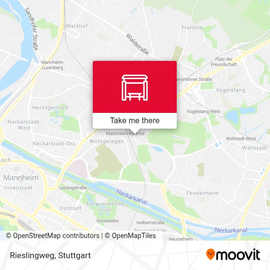 Rieslingweg map
