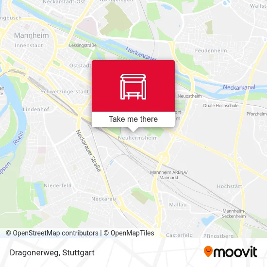 Dragonerweg map