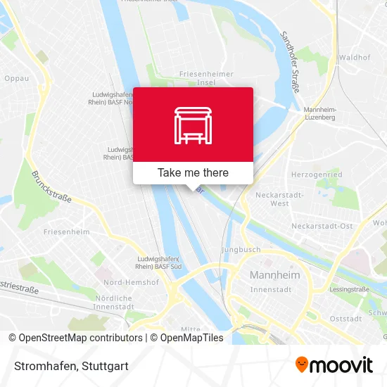 Stromhafen map