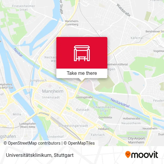 Universitätsklinikum map