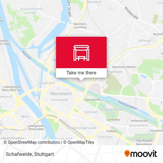 Schafweide map