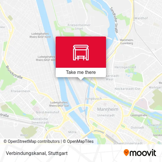 Verbindungskanal map