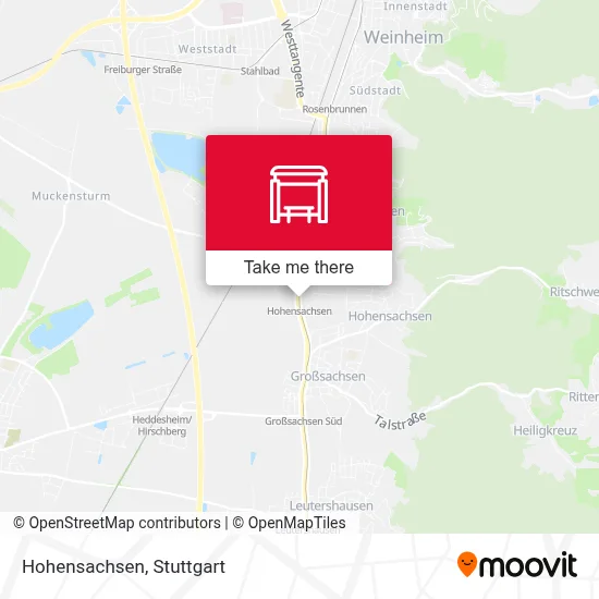Hohensachsen map