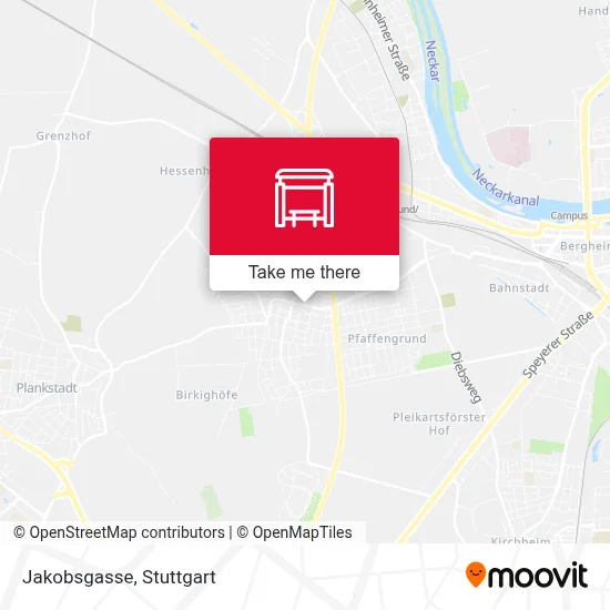 Jakobsgasse map