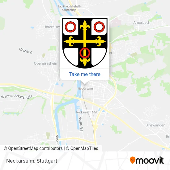 Neckarsulm map