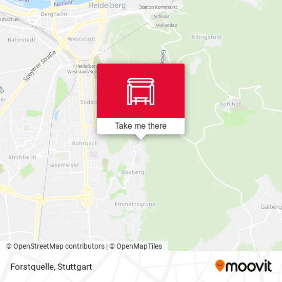 Карта Forstquelle