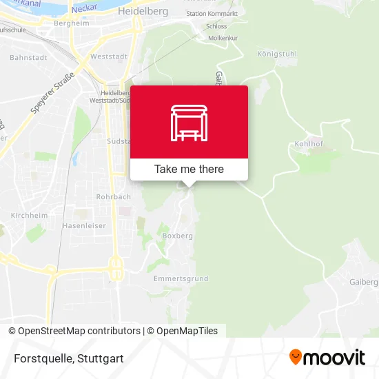 Карта Forstquelle