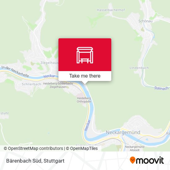 Bärenbach Süd map