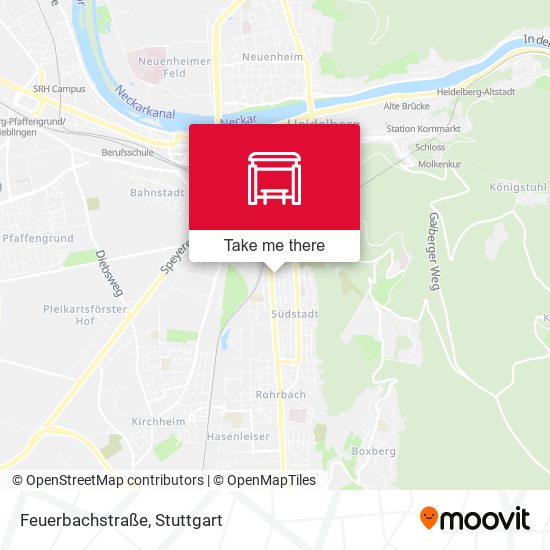 Карта Feuerbachstraße