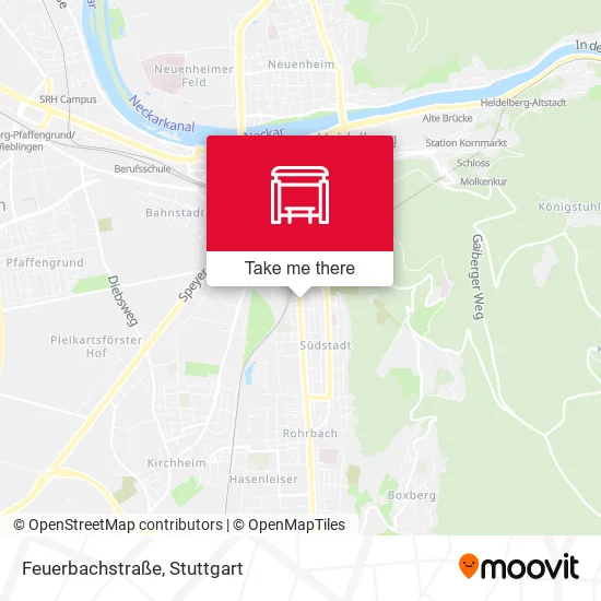 Карта Feuerbachstraße