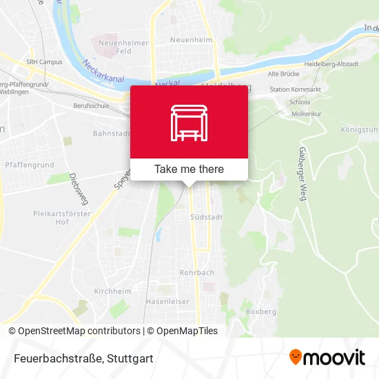 Карта Feuerbachstraße