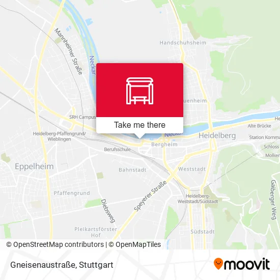 Карта Gneisenaustraße