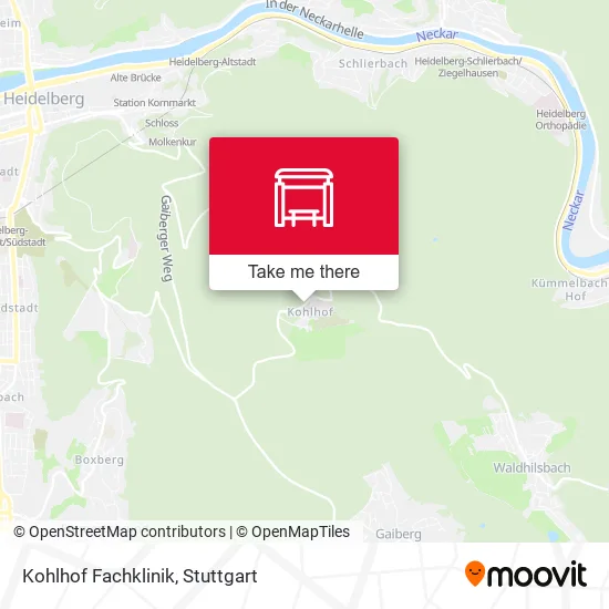 Карта Kohlhof Fachklinik